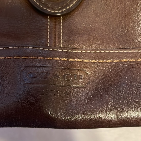 Vintage Coach Brown Handbag - Picture 3 of 8